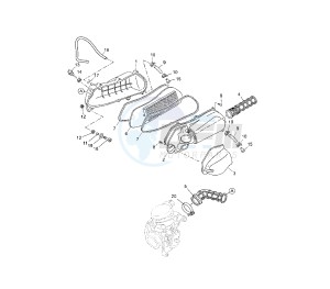 YP R X-MAX 250 drawing INTAKE