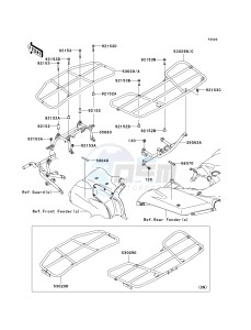 KVF 750 E [BRUTE FORCE 750 4X4I NRA OUTDOORS] (E8F-E9FA) E8F drawing CARRIER-- S- -