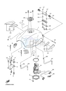 XJ6S 600 DIVERSION (S-TYPE) (36CB) drawing FUEL TANK