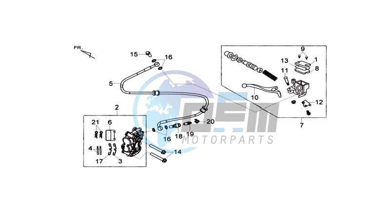 RIGHT FRONT BRAKE