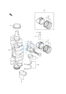 DF 140 drawing Crankshaft