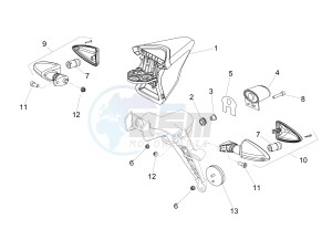 DORSODURO 900 E4 ABS (APAC) drawing Rear lights