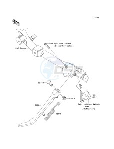 VN 900 C [VULCAN 900 CUSTOM] (7F-9FA) C9FA drawing STAND-- S- -