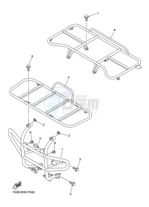 YFM350FWA YFM350DF GRIZZLY 350 4WD (1NSH) drawing GUARD