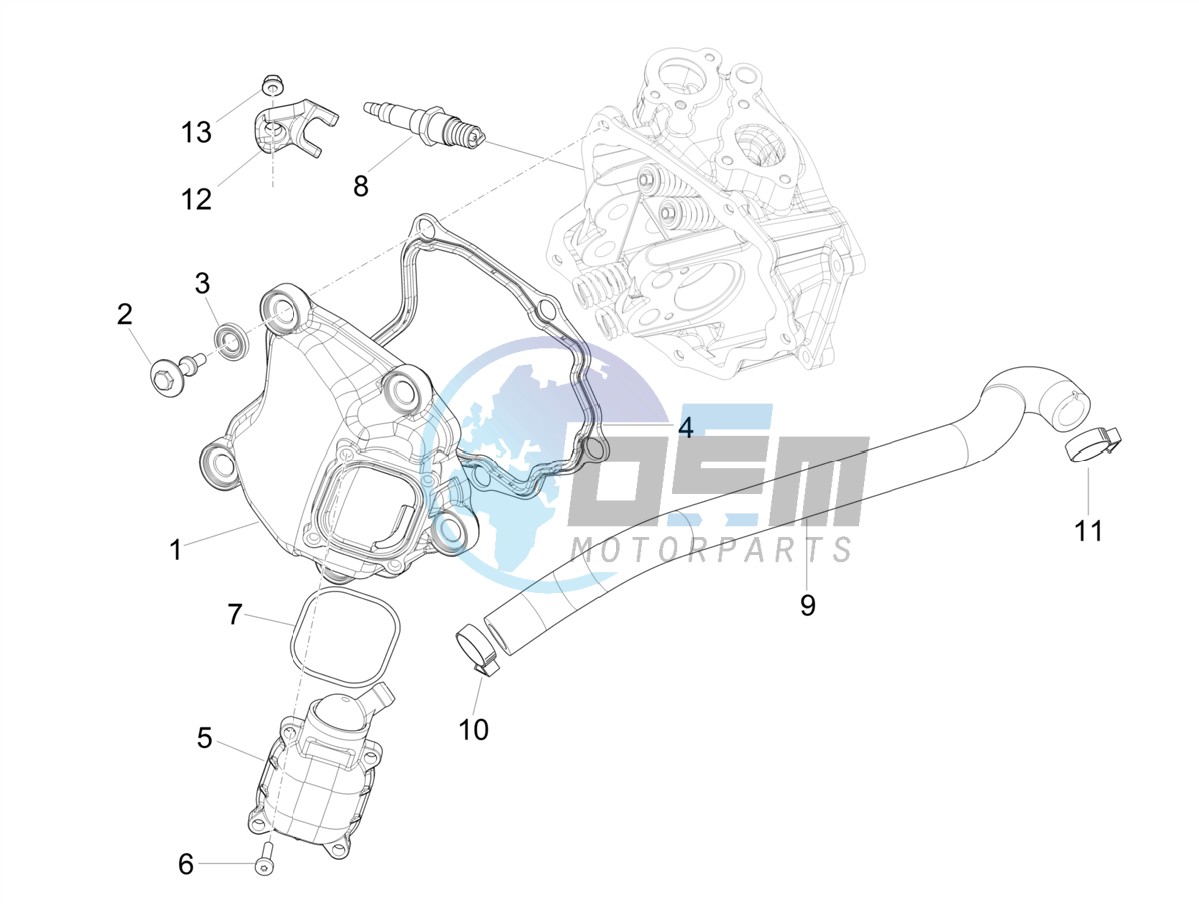 Cylinder head cover