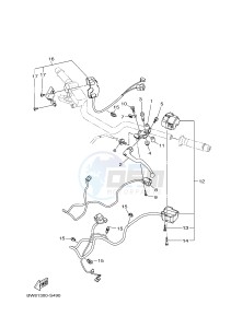 MTN-1000D MT-10 SP MT-10 SP (BW84) drawing HANDLE SWITCH & LEVER