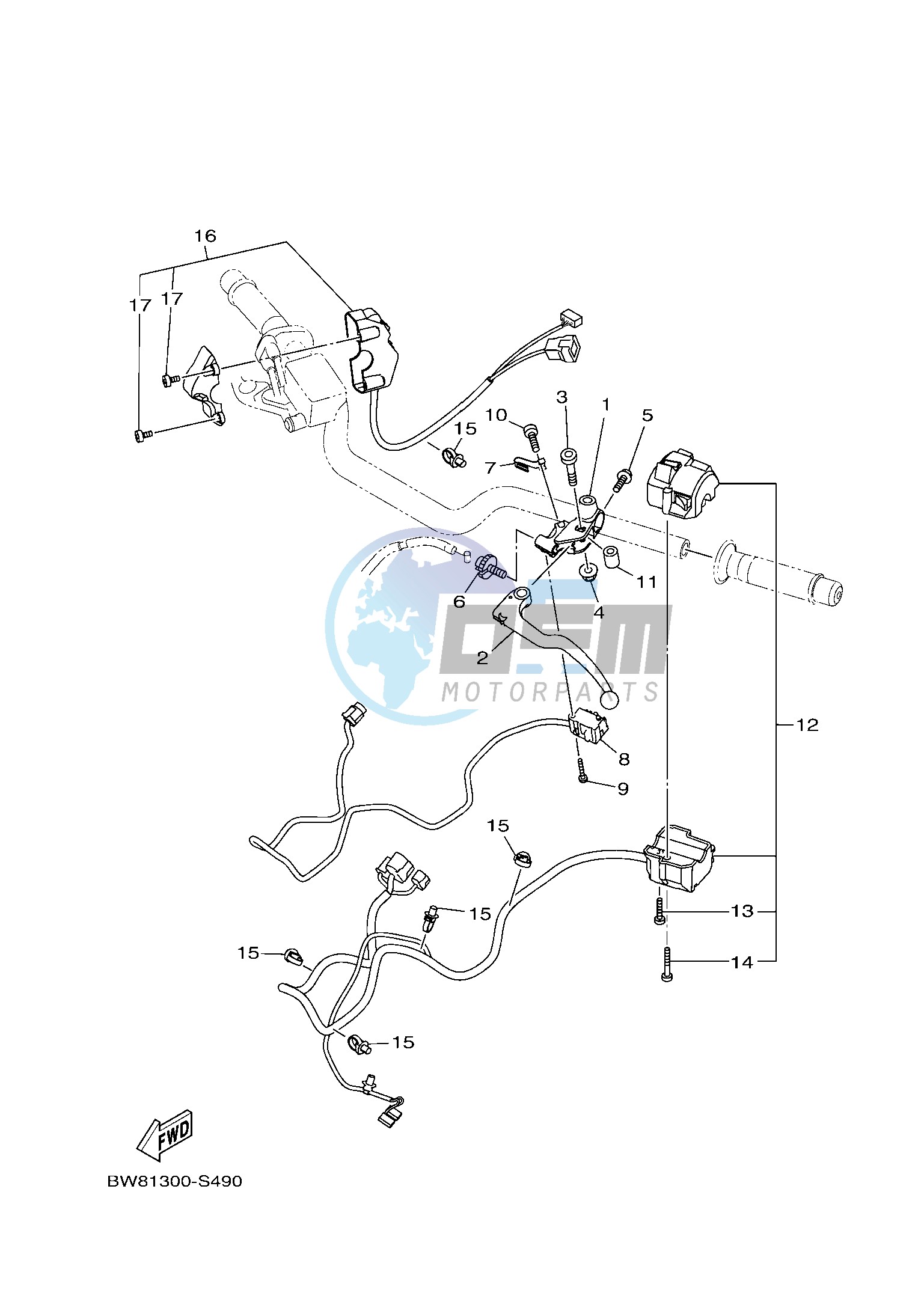 HANDLE SWITCH & LEVER