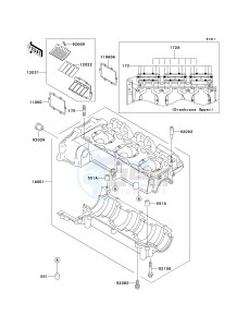 JT 900 E [900 STX] (E1-E2) [900 STX] drawing CRANKCASE