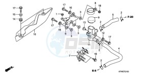 SH300AR9 UK - (E / ABS MKH SPC) drawing AIR INJECTION VALVE