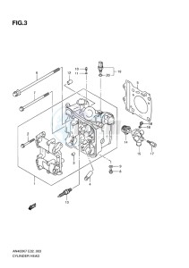 AN400 BURGMAN EU-UK drawing CYLINDER HEAD