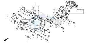 VFR800 drawing FRAME BODY