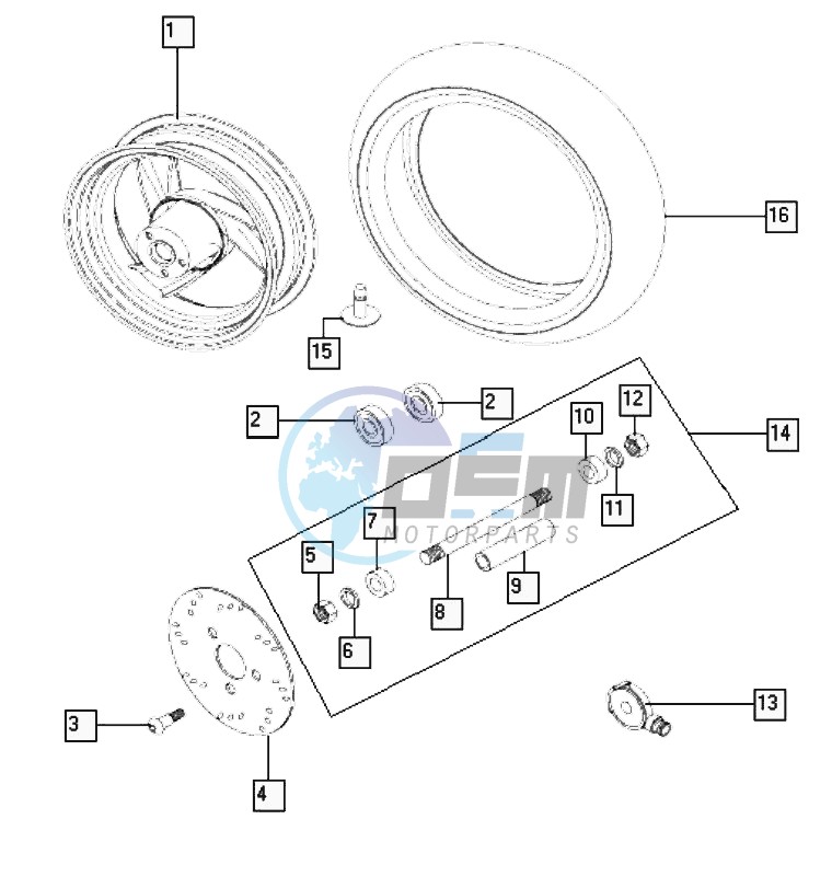 Front wheel