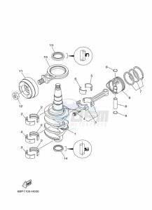 F25DMHL drawing CRANKSHAFT--PISTON