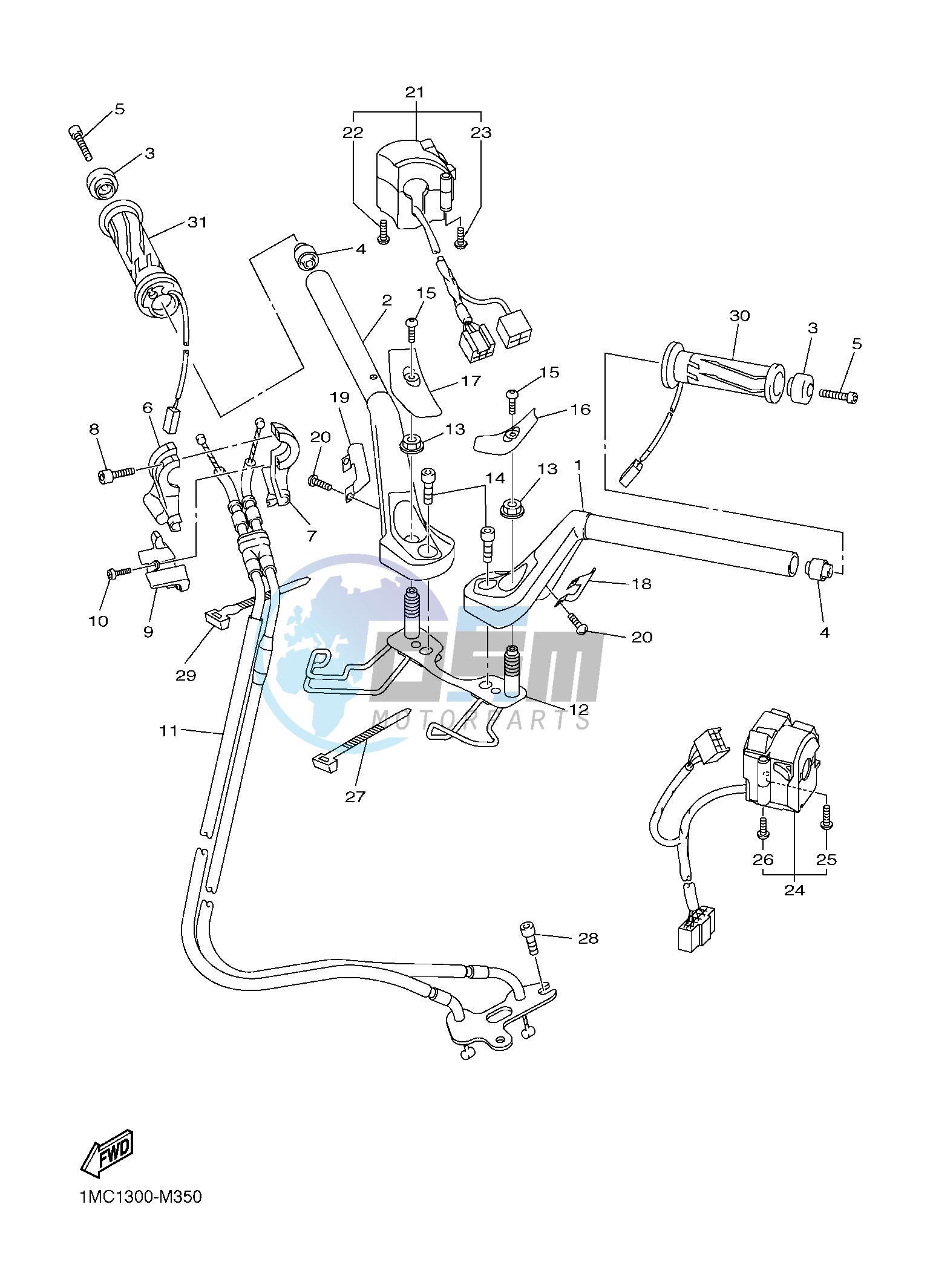 STEERING HANDLE & CABLE