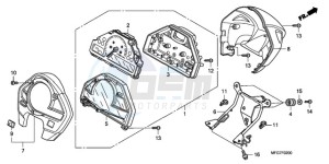 CB600FA9 Spain - (SP / ABS) drawing METER