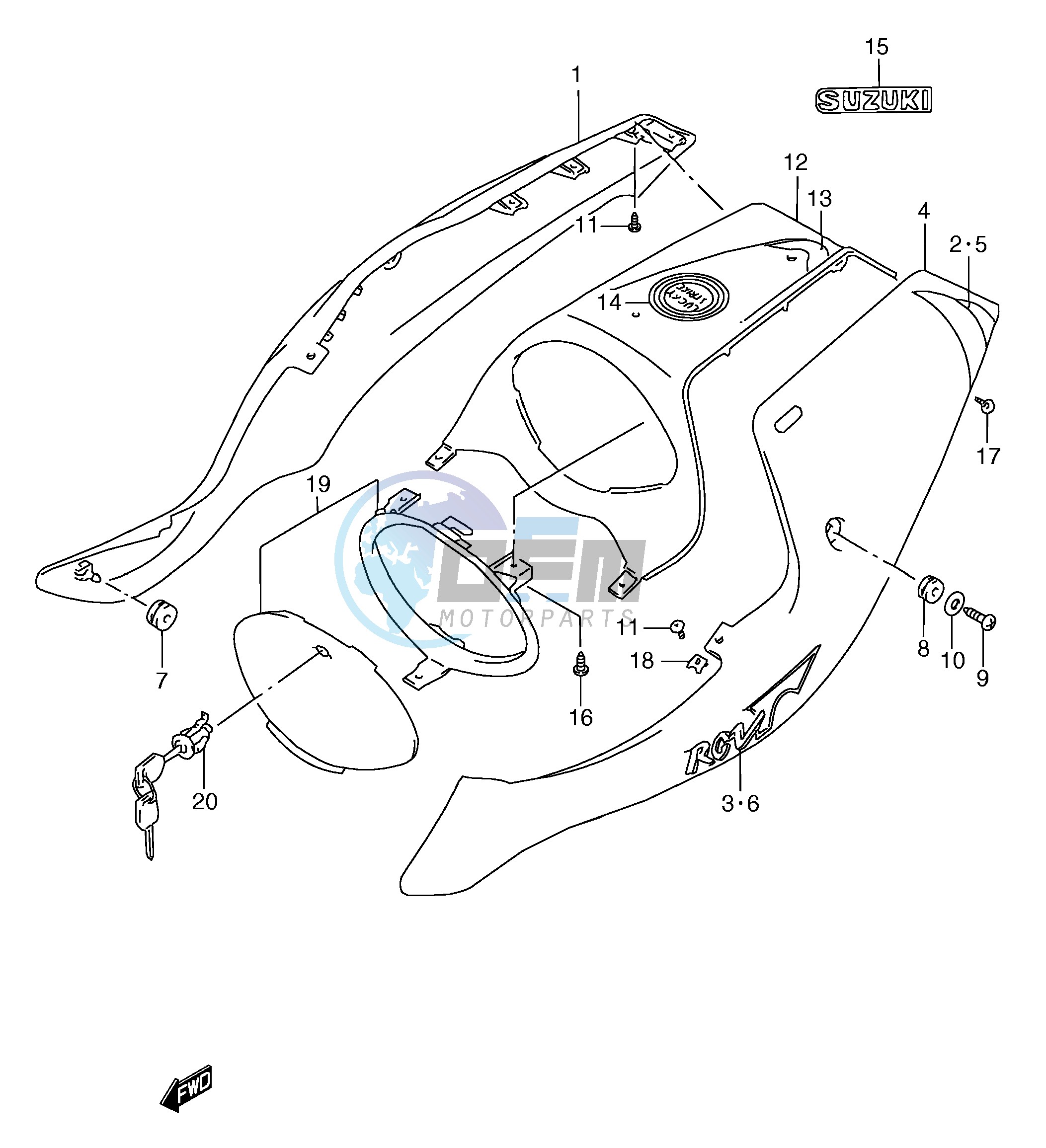 FRAME COVER (FOR G11)