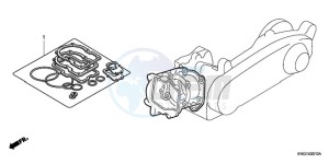 PES1509 Europe Direct - (ED) drawing GASKET KIT A