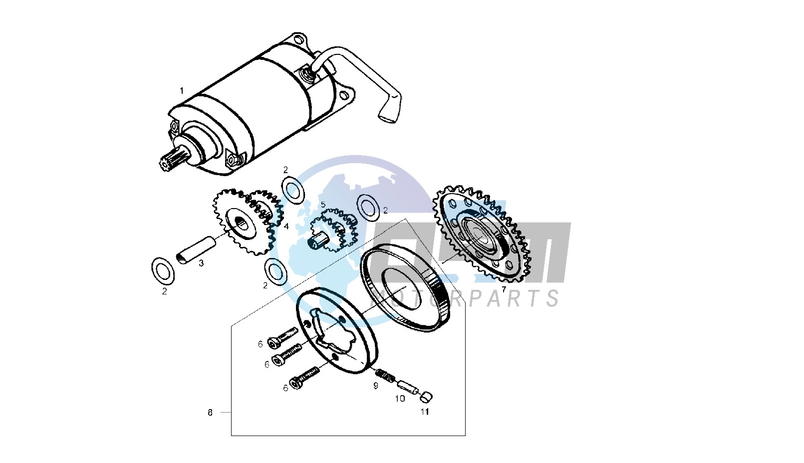 STARTING MOTOR