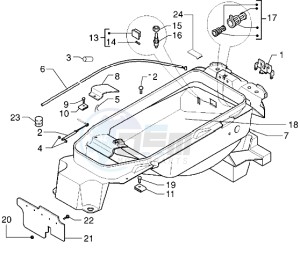 X9 125 drawing Case - Helmet