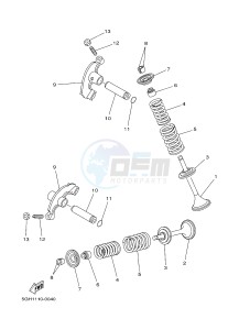 YFM450FWAD YFM45GPXG GRIZZLY 450 EPS (2LCB) drawing VALVE