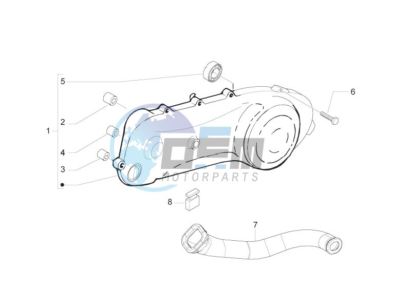 Crankcase cover - Crankcase cooling