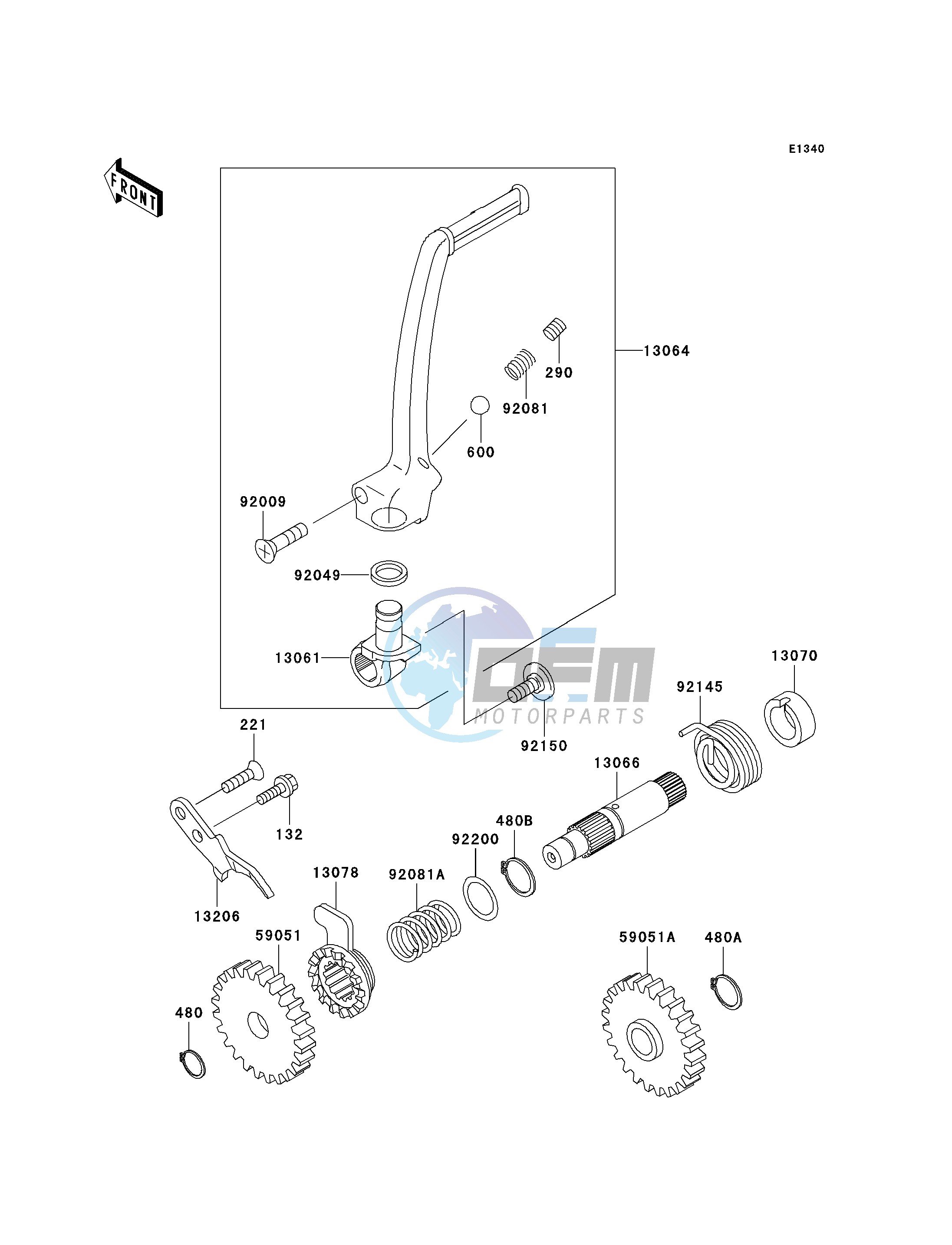 KICKSTARTER MECHANISM