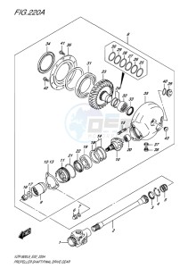 VZR1800 BOULEVARD EU drawing PROPELLER SHAFT_FINAL DRIVE GEAR