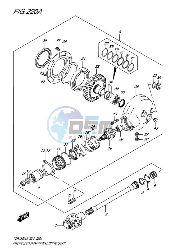 PROPELLER SHAFT_FINAL DRIVE GEAR