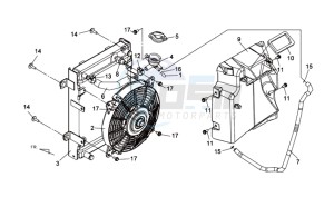 MAXSYM 400 EFI ABS drawing RADIATOR