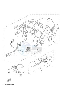 YN50E (2DK1 2DK1 2DK1 2DK1) drawing TAILLIGHT