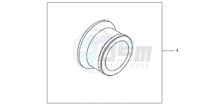 CRF250RB CRF250R ED drawing REAR WHEEL COLLAR