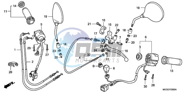 HANDLE SWITCH/CABLE