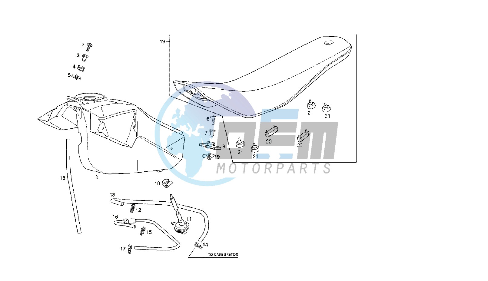 FUEL TANK - SEAT