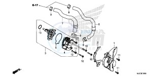 CBR650FAE CBR650FAE 2ED - (2ED) drawing WATER PUMP