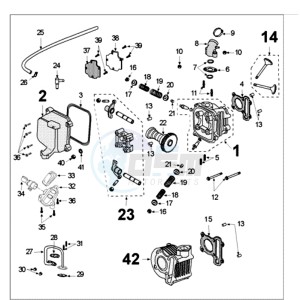 VCLIC BA drawing CYLINDER HEAD / CYLINDER