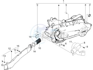 Liberty 50 4t Sport drawing Crankcase cover - Crankcase cooling