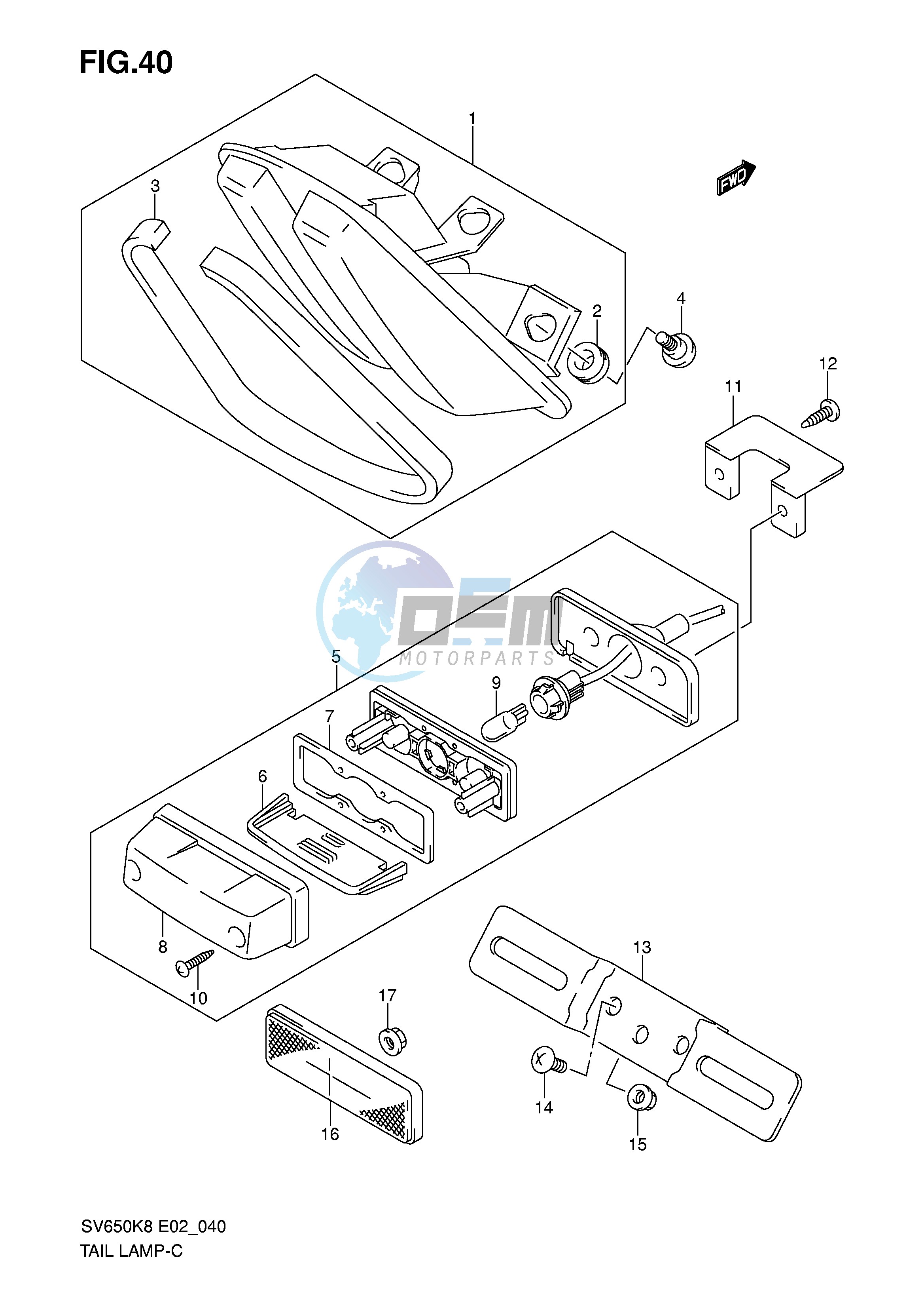 REAR COMBINATION LAMP