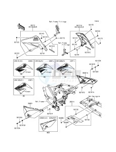 KLX125 KLX125CFF XX (EU ME A(FRICA) drawing Side Covers/Chain Cover