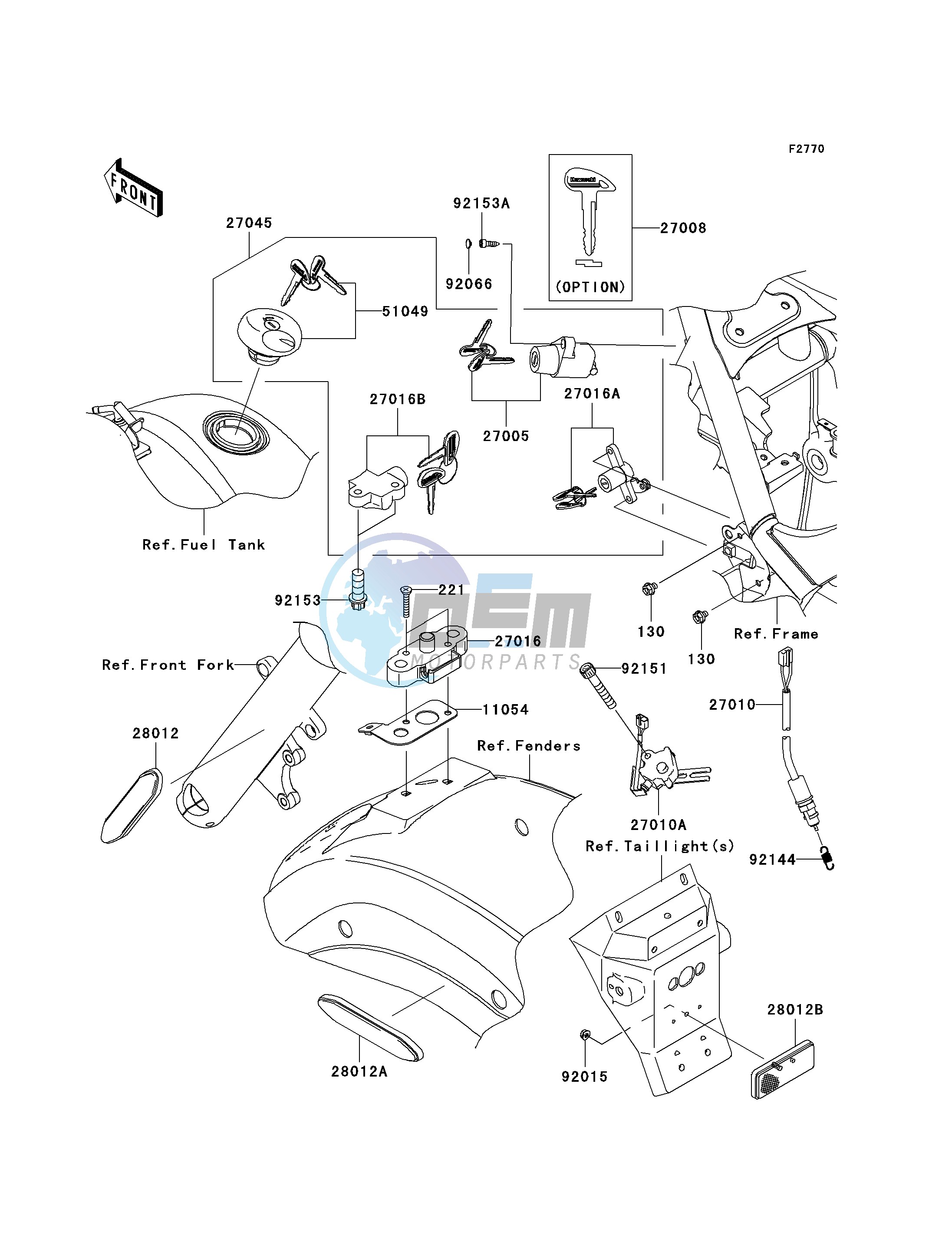 IGNITION SWITCH_LOCKS_REFLECTORS