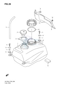 UH125 BURGMAN EU drawing FUEL TANK