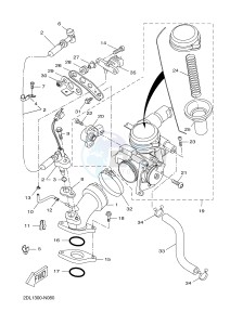 YP125RA (ABS) X-MAX 250 ABS (2DLB 2DLB 2DLB 2DLB) drawing INTAKE