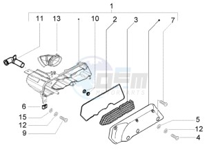 NRG 50 power DD drawing Air Cleaner