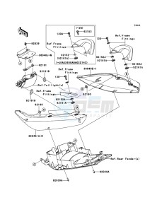 ER-6f ABS EX650B8F GB XX (EU ME A(FRICA) drawing Seat Cover