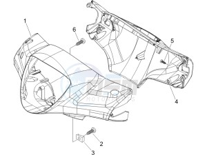 Liberty 125 4T PTT E3 (E) (EMEA) drawing Handlebars coverages