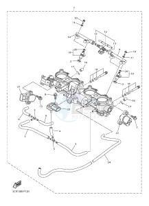 YZF-R1M 998 R3 (2KSC 2KSD) drawing INTAKE 2