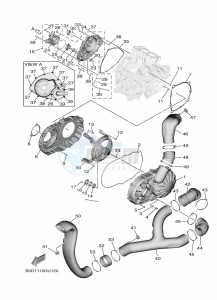 YXE850EN YXE85WPAM (BANF) drawing CRANKCASE COVER 1