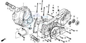 CN250 drawing CRANKCASE