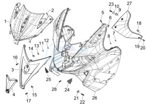 Nexus 250 SP e3 drawing Front shield