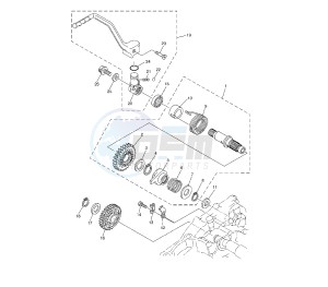 WR F 250 drawing KICK STARTER