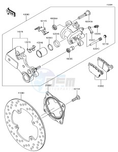 NINJA ZX-10R ZX1000SJFA XX (EU ME A(FRICA) drawing Rear Brake